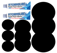Inflatable mattress repair kit airbed repair patch glue PVC vinyl suede strong