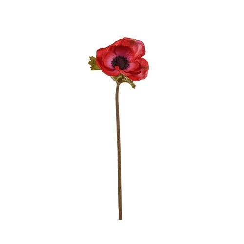 Faux silk anemone bundle - bundle, 6
