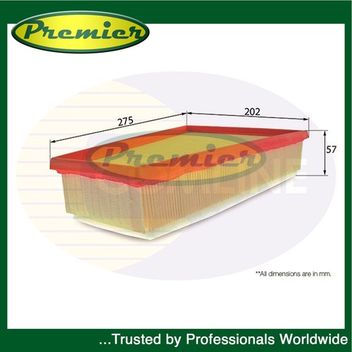 Premier air filter - premier, fits