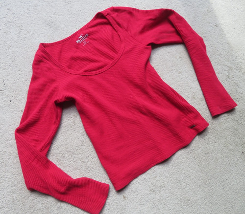 Women hollister red scooped - women's,