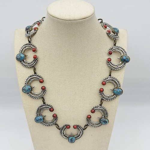 Native squash blossom necklace - squash,