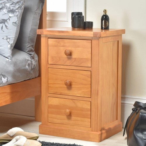 Solid pine drawer - 3, bedside