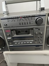 SANYO C7BOOM BOX STEREO CASSETTE  RETO VINTAGE GOOD WORKING ORDER APRT FROM TAPE