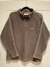 Weird Fish Brown Macaroni Jumper Size Small. 1/4 Zip, Side Pockets. P to P 21’’.