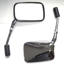 Mirror Pair Chrome for Honda CA125 VT125 VT600 CB750 VF750 Seven Fifty 37380 NEW