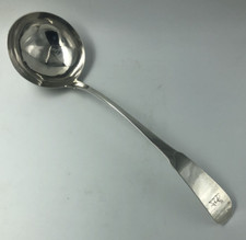 Irish  Silver Soup Ladle
