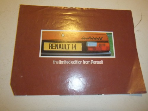 Renault safrane brochure - renault, 14