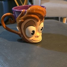 Disney Aladdin Abu The Monkey 3D Shaped Coffee Tea Mug Cup Half Moon Bay