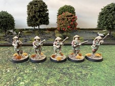 5 x Painted Ashigaru with
