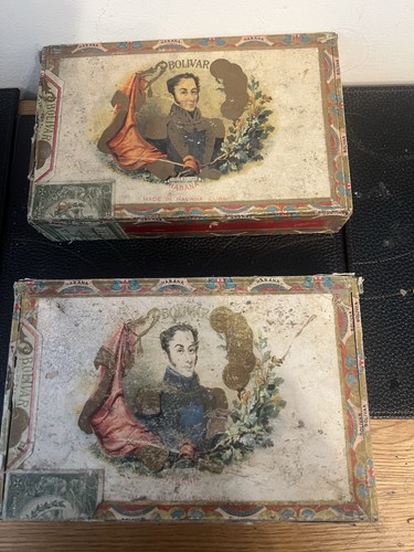 Vintage wooden cigar boxes - vintage,