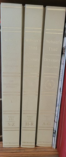 Volume webster third - volume, webster’s