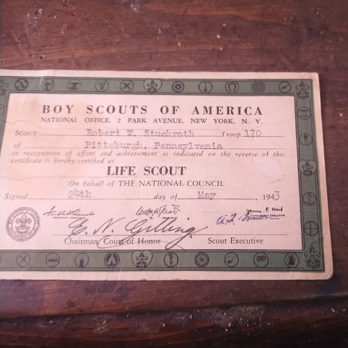 Vintage boy scout 1943 life - 1943,