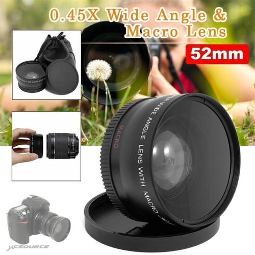 52mm 45x fisheye - 0.45x, angle