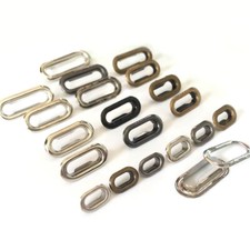 8-30mm Brass Oval Eyelets With