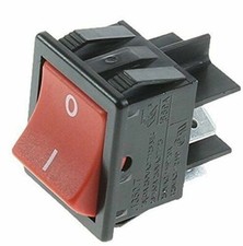 RED ON/OFF ROCKER SWITCH