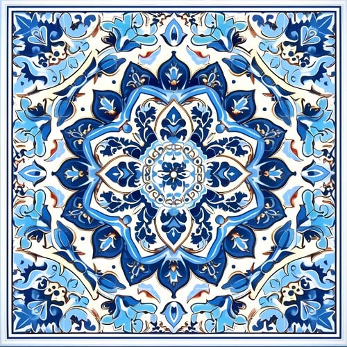 20x blue persian peel - blue,