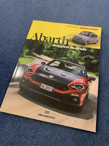 Abarth road cars italian book - abarth,