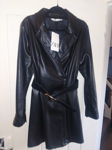 Zara faux leather - zara, dress