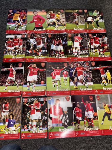 Arsenal football programmes - football,