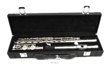 TS Key Of C Nickel Plated Concert Flute With Hard Case -W35