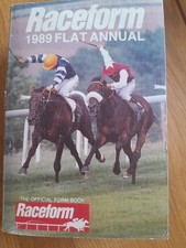 Raceform 1989 Flat Annual Official Form Book of Horse Racing Results