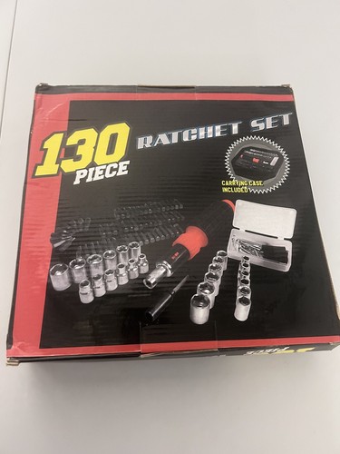 130 piece socket screwdriver - piece,