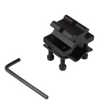 Adjustable Bipod Adapter Rail Scope Flashlight Sight Torch Barrel Mount