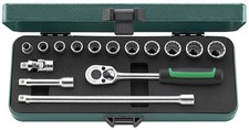 Stahlwille 45/11/4 3/8" Drive 15 Piece Metric Bi-Hexagon Socket Set 8-19mm