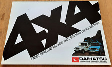1980 DAIHATSU 4x4 car sales brochure / catalogue / prospekt / depliant from UK