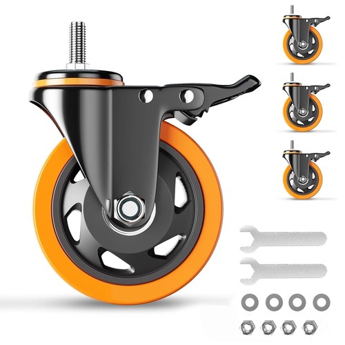 Inch caster wheels 1600lbs - 3,