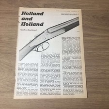 GUNS44 G. BOOTHROYD ARTICLE “HOLLAND AND HOLLAND”