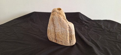 Hand carved sandstone vase - hand,