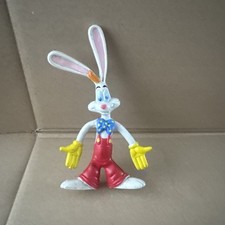 Vintage 1987 Who Framed Roger Rabbit Bendy Figure Toy Disney Amblin 
