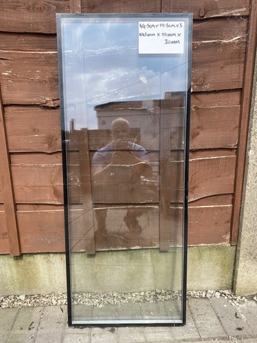 Double glazed window pane - glazed,