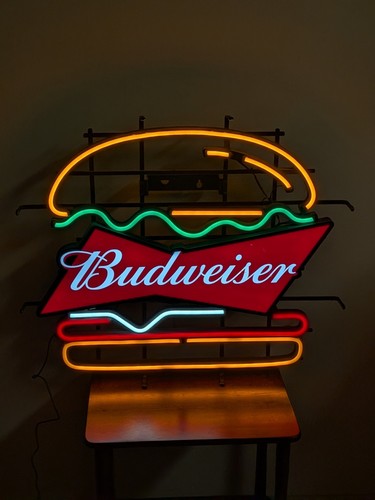 Budweiser burgers food - burgers, beer