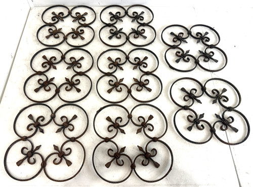 Set vintage wrought iron - wrought,