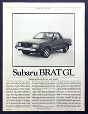 1982 Subaru Brat GL Pickup
