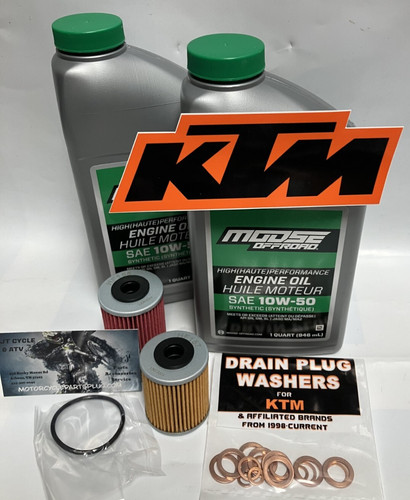 Oil change kit for ktm - change,