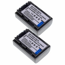 Battery 2 Pack for SONY DCR-DVD105 DCR HC19E HDR-HC3E NP-FP50 DVD Handycam cam
