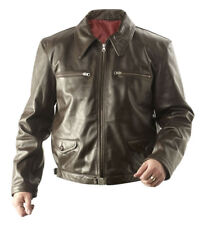 WW2 German Eric Hartmann leather jacket brown - Made to your sizes