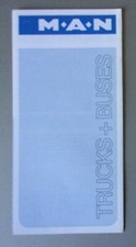 M.A.N. TRUCK & BUS RANGE orig 1979 UK Mkt Small Sales Brochure - Bendibus Tipper