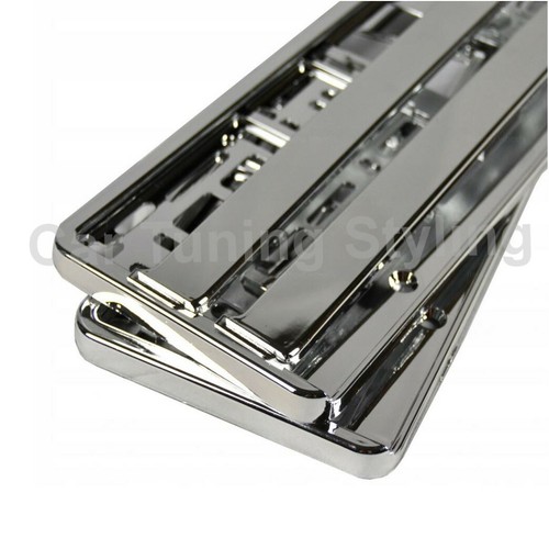 Chrome effect number plate - chrome,