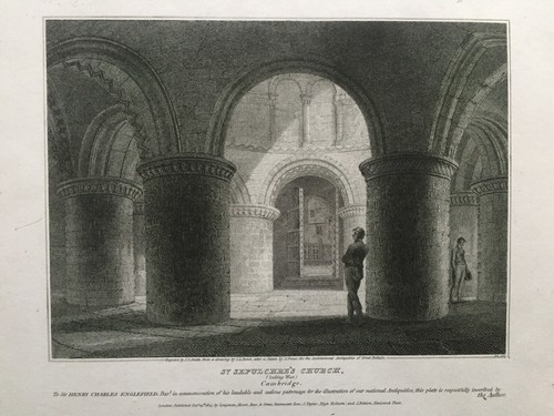 1805 antique print - print;, st
