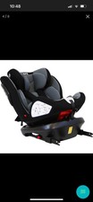 iSAFE All Stages 360° Rotating Baby Car Seat (0-36kg) - Black (CS 008)