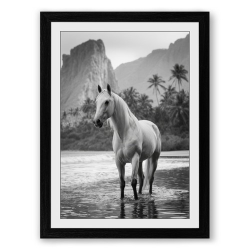 Horse water minimalist - horse,