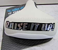 SE FLYER SEAT raise it up  bmx cruiser  Saddle white bike seat bottle opener