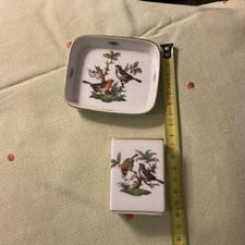 Herend Match Box Holder and