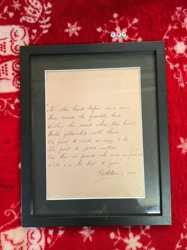 Genuine poetry made 1918 - genuine,