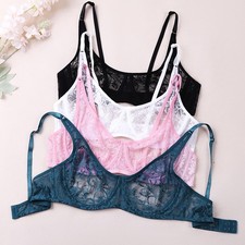 UK Women Bras See through Lace