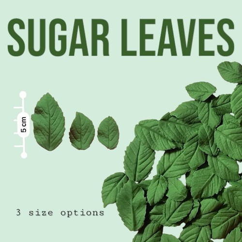 Sugar paste leaves - paste, cake